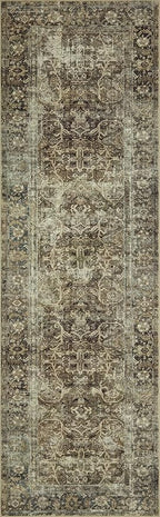 Loloi Magnolia Home by Joanna Gaines Sinclair Collection SIN-01 Pebble/Taupe 5'-0" x 7'-0", .25" Pile Height, Machine Washable, Area Rug