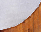 Unique Loom Davos Shag Collection Area Rug - Solid (4' 1" Round, Sterling)