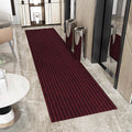 Ottomanson 2' x 11' Hallway Runner with Scraper Pile - Extra Durable Non-Slip Rug Mat for Indoor & Outdoor Use - Ideal for Kitchen, Entryway, Patio & Garage - High-Traffic Carpet, Red