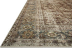 Loloi Magnolia Home by Joanna Gaines Sinclair Collection SIN-01 Rust/Lagoon 2'-3" x 11'-6", .25" Pile Height, Machine Washable, Runner Rug
