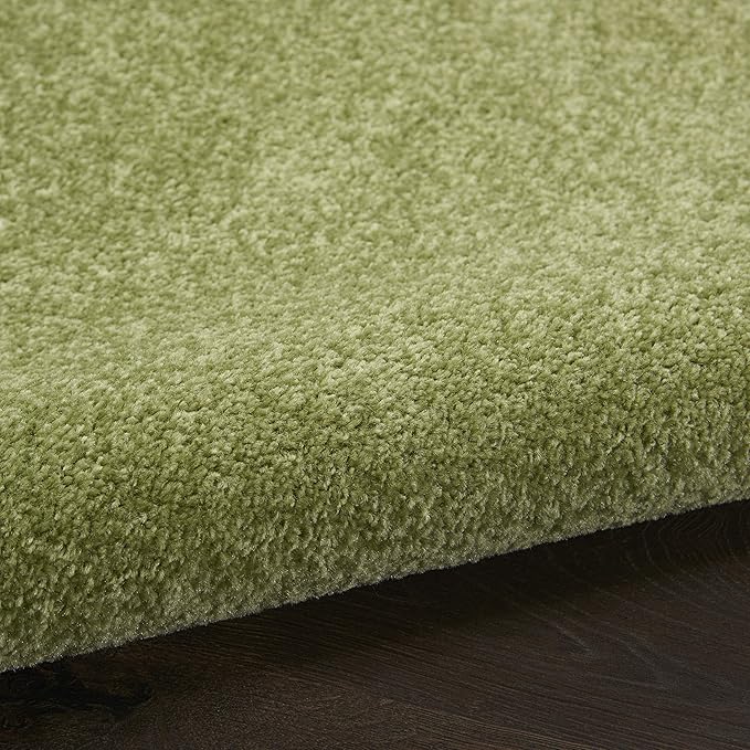 Nourison Home Nourison Essentials Green 7' x 10' Area Rug - Easy Clean, Non Shedding, Bed Room, Living Room, Dining Room, Kitchen (7' x 10')