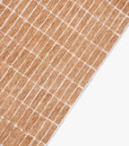 Hand-Tufted 100% Wool Area Rug – Unique Modern Geometric Grid Pattern, Soft Plush Textured Carpet for Living Room, Bedroom, Dining Room & Entryway (Gold, 8' x 10')