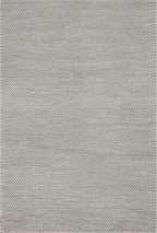 nuLOOM 4 Square Penelope Wool Braided Handmade Area Rug, Light Grey, Solid Rustic Farmhouse Style, For Bedroom, Living Room, Hallway, Entryway