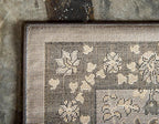 Unique Loom Espahan Collection Area Rug - Cape Cod (6' 1" x 9' Rectangle, Dark Gray/ Black)