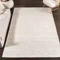 Nuloom Penelope Off-White/Ivory, 3' x 5', Hand-Braided, Wool & Cotton, Textured and Dense, High Traffic, Stain Resistant, Easy Clean, Durable Area Rug for Bedroom, Living Room, Dining, Entryway