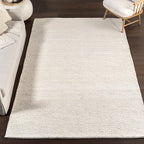 Nuloom Penelope Off-White/Ivory, 11'6" x 14'6", Hand-Braided, Wool & Cotton, Soft and Textured, High Traffic, Stain Resistant, Easy Clean, Durable Area Rug for Bedroom, Living Room, Dining, Entryway