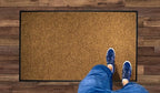 WaterHog Diamond | Commercial-Grade Entrance Mat with Rubber Border – Indoor/Outdoor, Quick Drying, Stain Resistant Door Mat (Medium Brown, 4' x 10')