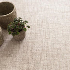 Dash and Albert Crosshatch Wool Area Rug - 7.5 X 9.5 Ivory Solid Hand Micro Hooked Accent Rug - Durable, High Traffic Areas Bedroom, Hallway, Stairs - Premium Luxury Hotel Quality Soft Breathable