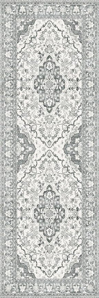 Washable Runner Rug 2x6 | Non Slip Rug Runners for Hallways, Entryways, Kitchens, Bathrooms, Bedrooms | Ultra-Soft Flannel Carpet Runners with Rubber Backing (Beige, 2x6)