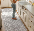 Well Woven Custom Size Hallway & Stair Runner- Harlow Babylon Taupe 31 Inches Wide x 40 Feet Long Runner (31" x 40') Runner Rug - Moroccan Diamond Pattern, Ultra-Soft, Easy-Clean