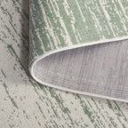 SAFAVIEH Adirondack Collection Runner Rug - 2'6" x 12' Runner, Sage & Ivory, Modern Ombre Design, Non Shedding & Easy to Clean, Ideal for Hallway, Foyer, Kitchen, Entryway, Bedroom (ADR113X)