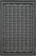 Dash and Albert Campbell Iron Handwoven Wool Rug, 2 X 3 Feet, Neutral/Grey Geometric Pattern - Premium Luxury Hotel Quality Soft Breathable Hypoallergenic Machine Washable Easy Care All Season