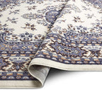 Home Dynamix Premium Sakarya Traditional Medallion Border Area Rug, Porcelain, 5'2"x7'4" Rectangle