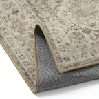 Brown 5x7 Area Rug Vintage Washable Living Room Carpet Non Slip Bedroom Indoor Office Low Pile Traditional Distressed Retro Accent Rug for Dining Room Bathroom Kitchen