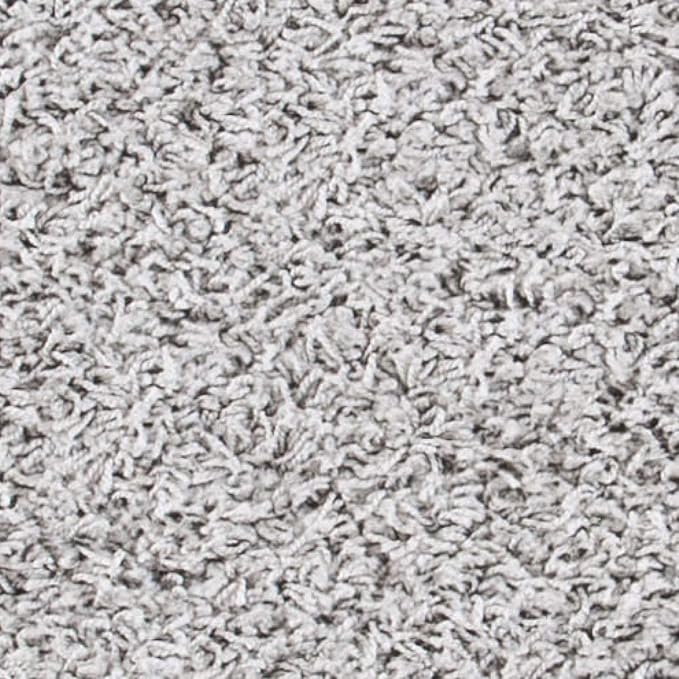 SAFAVIEH Dallas Shag Collection Area Rug - 6' Square, Grey & Ivory, Trellis Design, Non-Shedding & Easy Care, 1.5-inch Thick Ideal for High Traffic Areas in Living Room, Bedroom (SGD257G)
