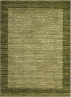 Rugs.com Angelica Collection Rug – 9' x 12' Light Green Medium Rug Perfect for Living Rooms, Large Dining Rooms, Open Floorplans