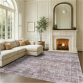 Fame Rugs Turkish Rug. Washable Vintage Oriental Antique Inspired Traditional Doormat Small Modern Area Rugs Luxury Entryway Entry Bedroom Bathroom Kitchen (397CB, 7'5 x 9'9)