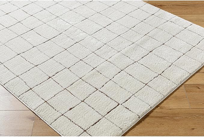 Livabliss x Our PNW Home Cascade Minimalist Area Rug, 12' x 15', Ivory