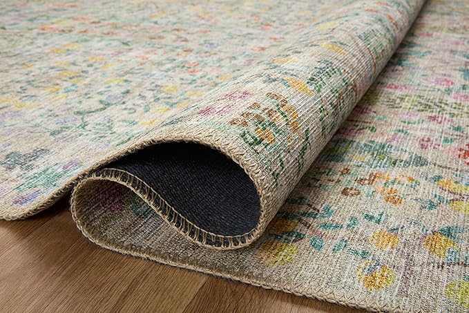 Loloi Rifle Paper Co. Maison Collection MAO-07 Khaki 2'-3" x 3'-9", .19" Pile Height, Accent Rug