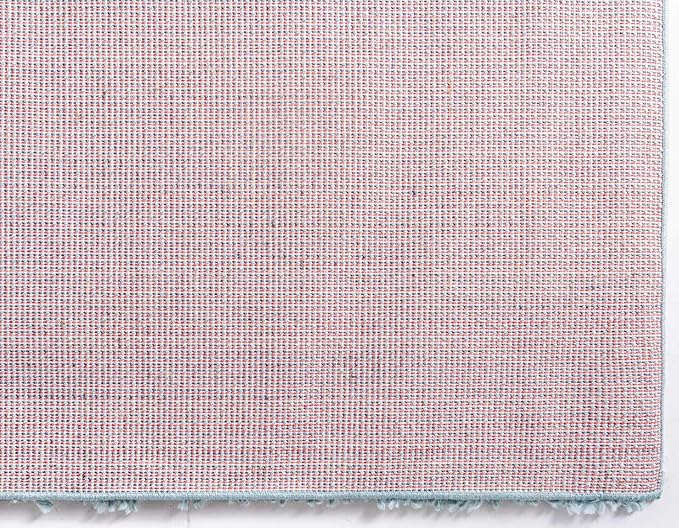 Unique Loom Davos Shag Collection Area Rug - Solid (2' 2" x 6' 7" Runner, Aqua)
