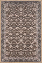 Vintage Entryway Rug 2x3 Washable, Mocha Brown Kitchen Rug, Super Soft Thin Faux Wool Small Area Rug, Non-Slip Accent Mat for Foyer, Bedroom, Office
