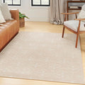 Nourison Home Nourison Essentials Ivory Beige 4' x 6' Area Rug - Easy Clean, Non Shedding, Bed Room, Living Room, Dining Room, Kitchen (4' x 6')