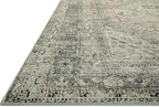 Loloi Magnolia Home by Joanna Gaines Sinclair Collection SIN-04 Natural/Sage 3'-6" x 5'-6", .25" Pile Height, Machine Washable, Accent Rug