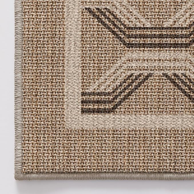 LUMI 5x8 Washable Area Rug for Living Room, Ultra Soft Modern Abstract Rugs Non Slip with Rubber Backing, Low Profile, High Traffic, Stain Resistant Carpets, Ideal for Bedroom, Dining Room, Indoor