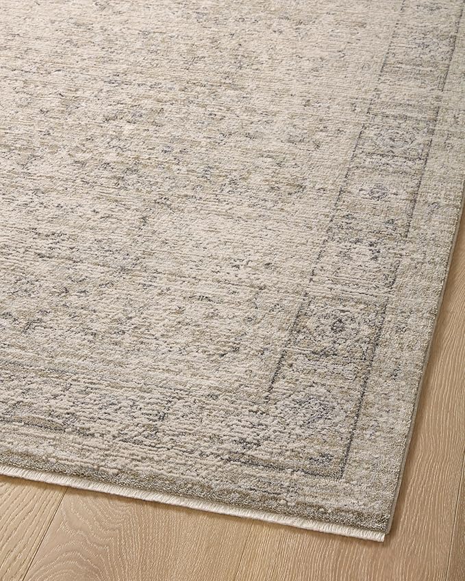Loloi Amber Lewis Alie Collection ALE-03 Taupe/Dove 9'-6'' x 13'-1'', .13'' Pile Height, Area Rug