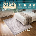 Istana 4x6 Rug - Beige Grey & Light Cream Area Rugs 4x6 - Kid & Pet Friendly Machine Washable Rugs - 4 x 6 Area Rug Non Slip & Non Shedding Area Rug - Foldable Rug for Room for Bedroom