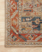 Loloi Jocelyn Collection JOC-01 Sand/Multi 6'-7" x 9'-7" .38" Thick Area Rug
