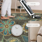 Maples Rugs Reggie Floral Area Rugs for Living Room & Bedroom [Made in USA], Multi, 5 x 7