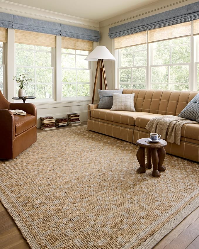 Loloi Chris Loves Julia Judy Collection JUD-07 Natural/Ivory 5'-0" x 7'-6" Area Rug