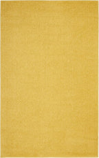 Nourison Home Nourison Essentials Yellow 3' x 5' Area Rug - Easy Clean, Non Shedding, Bed Room, Living Room, Dining Room, Kitchen (3' x 5')