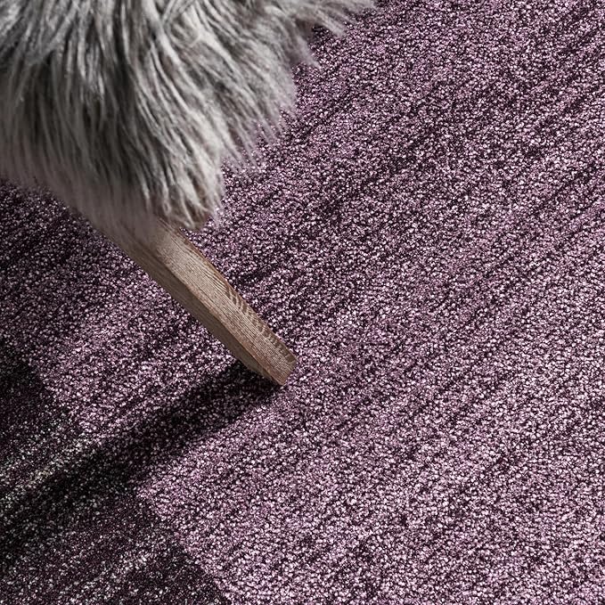Rugs.com Angelica Collection Rug – 6' x 9' Violet Medium Rug Perfect for Bedrooms, Dining Rooms, Living Rooms