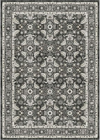 WITSHOCK Living Room Area Rugs 7x9: Soft Non-Slip Backing Washable Rugs Vintage Large Carpet for Bedroom Office Dining Room Kitchen Stain Resistant Home Decor Rug