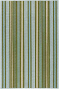 Dash and Albert Caravan Machine Washable Area Rug - 2' x 3' Multicolor Stripe Washable Accent Rug Durable, High Traffic Area Kitchen, Hallway, Bedroom, Stairs
