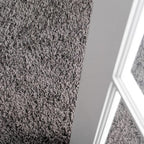 Unique Loom Solid Shag Collection Area Rug (8' Octagon, Graphite Gray)