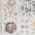 Nourison Home Astra Machine Washable Ivory Multicolor 6'7" x 9' Area Rug - Easy Clean, Non Shedding, Bed Room, Living Room, Dining Room, Kitchen (7' x 9')