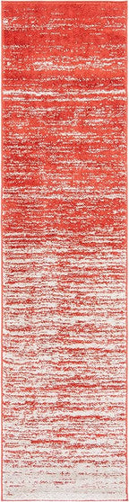 SAFAVIEH Adirondack Collection Runner Rug - 2'2" x 9', Orange & Grey, Modern Ombre Design, Non Shedding & Easy to Clean, Ideal for Hallway, Foyer, Kitchen, Entryway, Bedroom (ADR113P)