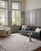Loloi Magnolia Home by Joanna Gaines Gigi Collection GIG-01 Grey/Ivory 2'-7" x 7'-6" Runner Rug
