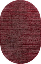 Unique Loom Finsbury Collection Area Rug - Kate (5' 3" x 8' Oval, Red)