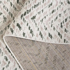 SAFAVIEH Adirondack Collection Runner Rug - 2'6" x 8', Ivory & Green, Geometric Design, Ideal for High Traffic Areas in Entryway, Kitchen & Bathroom (ADR104X-28)