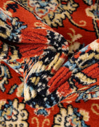 Unique Loom Sialk Hill Collection Area Rug - Washington (7' 10" x 10' Rectangle Terracotta/Cream)