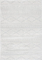 SAFAVIEH Area Rug 3x5 - Tulum Collection - Light Grey & Ivory, Moroccan Boho Tribal Design, Non-Shedding & Easy to Clean, Ideal for Entryway, Foyer, Accent Space, Bedroom (TUL272F)