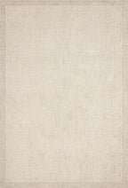 Loloi Magnolia Home by Joanna Gaines Henley Collection HNY-01 Ivory/Smoke 3'-6" x 5'-6" Accent Rug