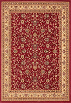 Unique Loom Sialk Hill Collection Area Rug - Washington (9' 10" x 14' 1" Rectangle Burgundy/Cream)
