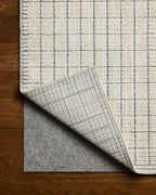 Loloi Amber Lewis Bexley Collection BEX-04 Slate/Natural 9' x 13' Area Rug Neutral, Textured, Living, Bedroom, Dining, Carpet