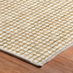 Dash & Albert Hartley Natural Machine Washable Rug, 5 X 8 Feet, Natural Plaid Pattern