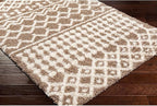 Livabliss Hapsburg Moroccan Shag Area Rug,7'10" x 10'3",Medium Brown